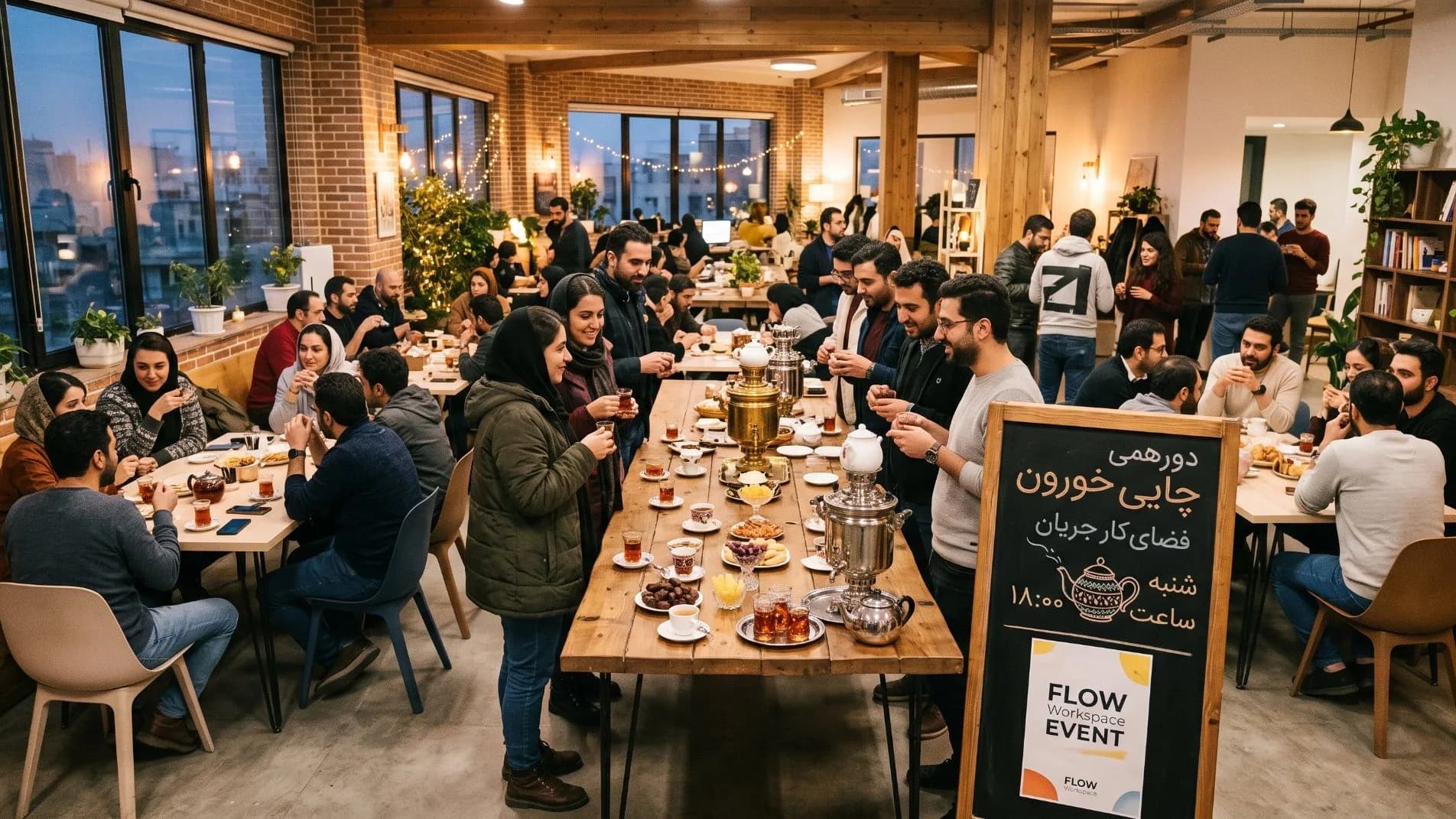 دورهمی چایی خورون